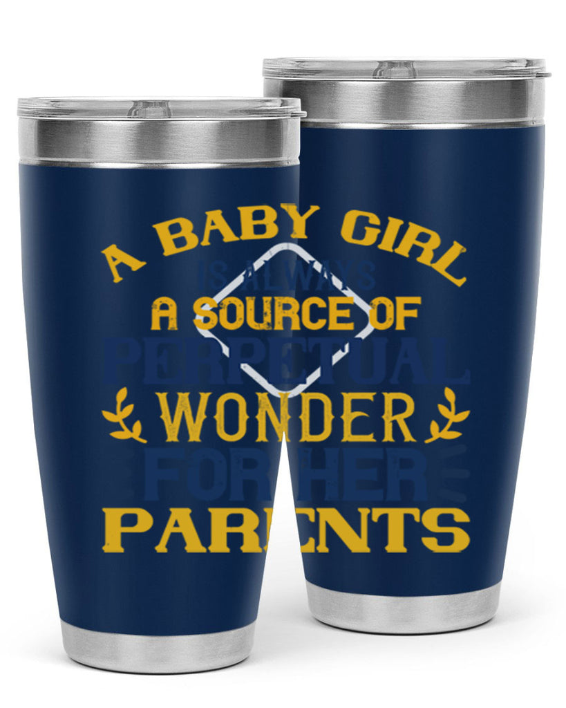 A baby girl is always a source of perpetual wonder for her parents Style 142#- baby- tumbler