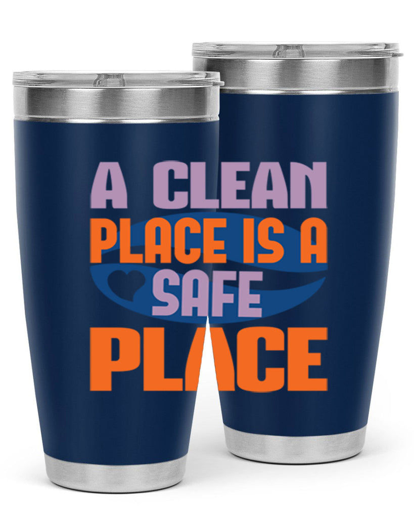 A clean place is a safe place Style 39#- cleaner- Cotton Tank