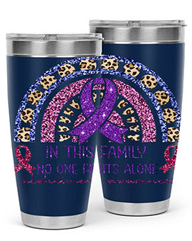 Alzheimer Awareness Purple Rainbow 2#- alzheimers- Tumbler