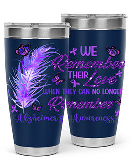 AlzheimerS Awareness Remember Love 19#- alzheimers- Tumbler