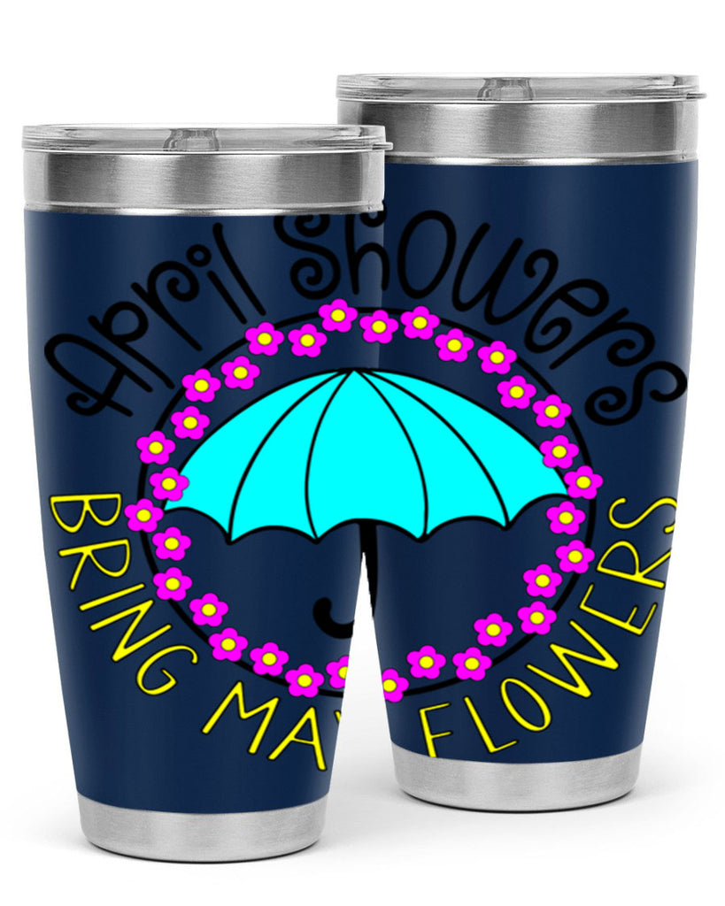 April showers21#- spring- Tumbler