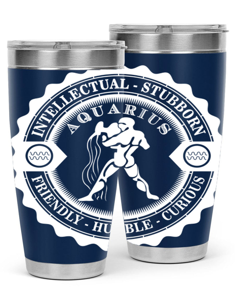 Aquarius 45#- zodiac- Tumbler