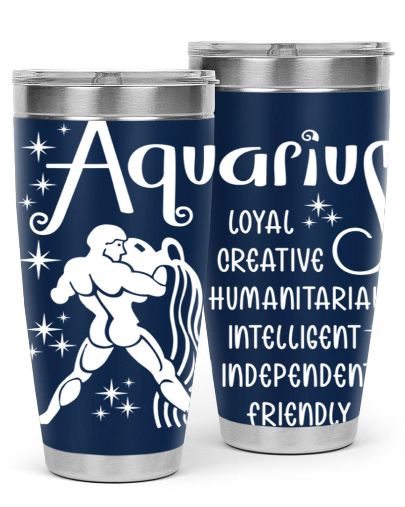 Aquarius 68#- zodiac- Tumbler