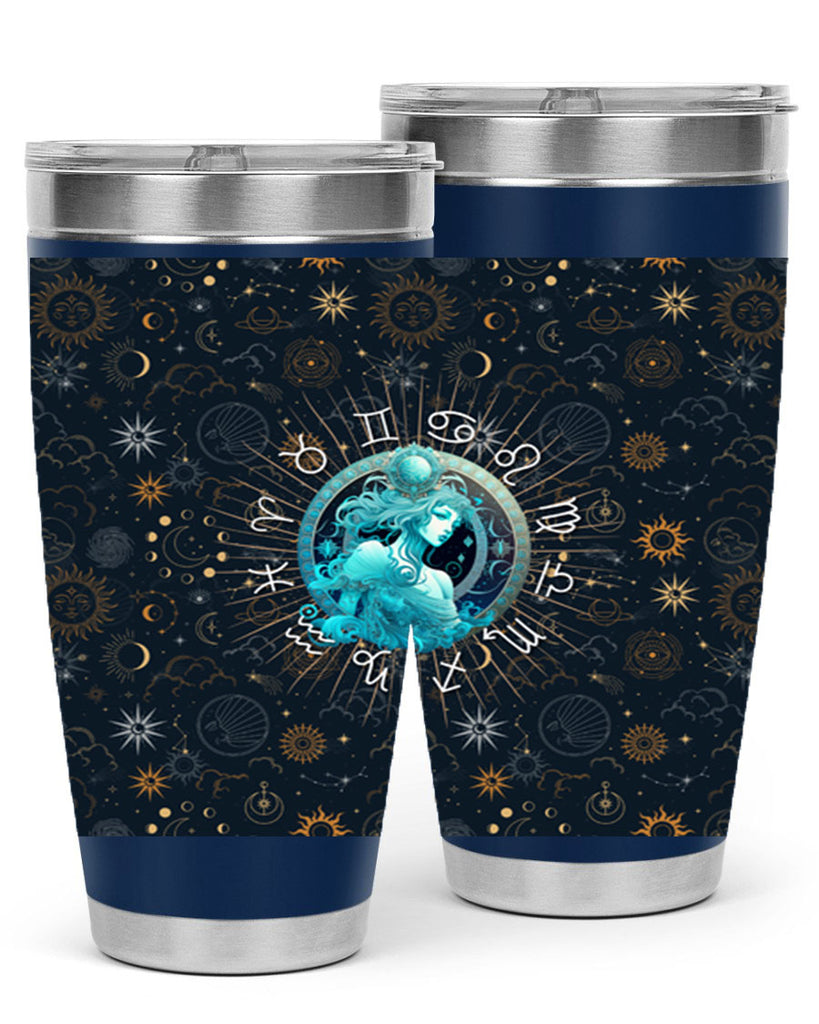 Aquarius Straight 66#- zodiac- Tumbler