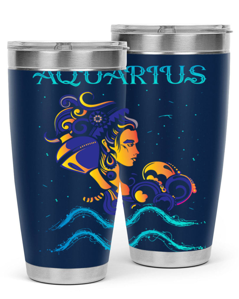 AquariusZodiac 76#- zodiac- Tumbler