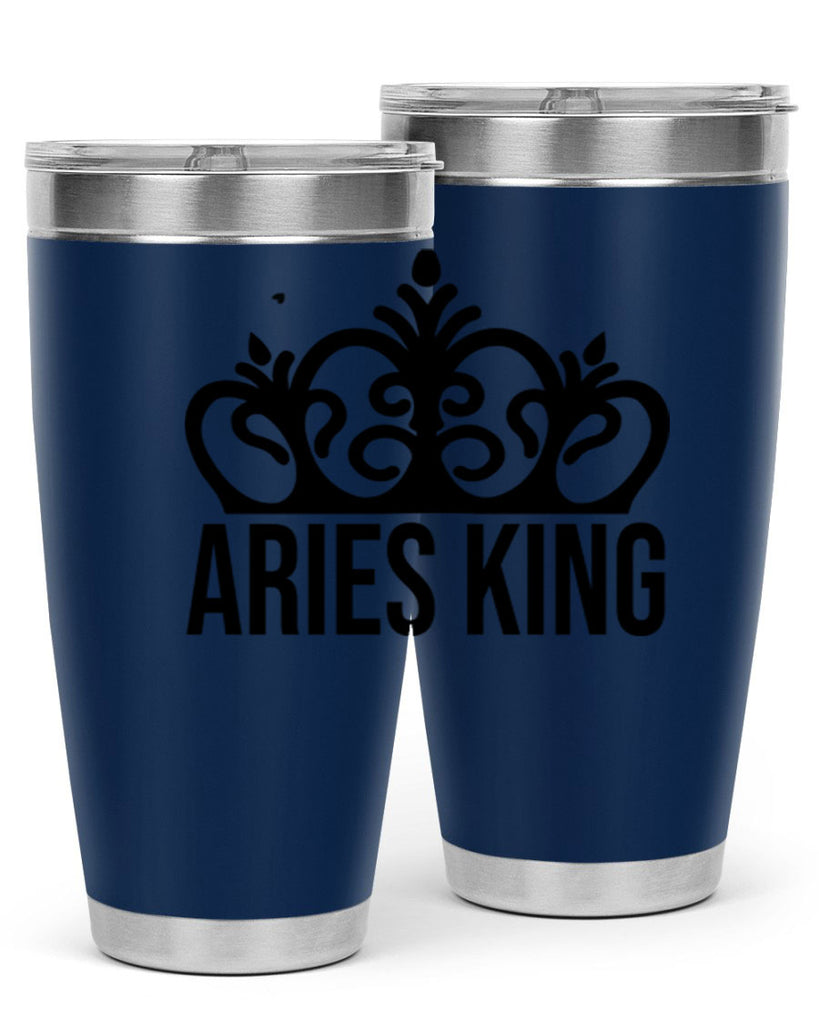 Aries king 107#- zodiac- Tumbler