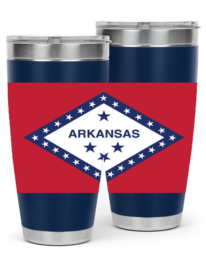 Arkansas 48#- Us Flags- Tumbler