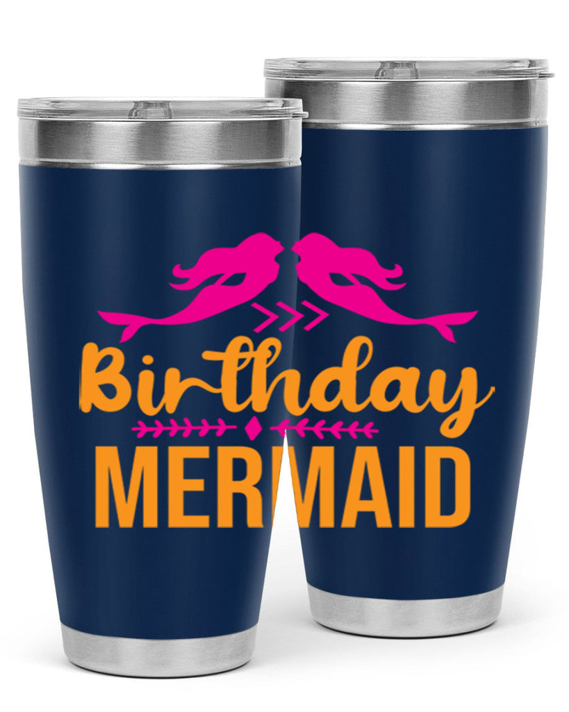 Birthday Mermaid 69#- mermaid- Tumbler