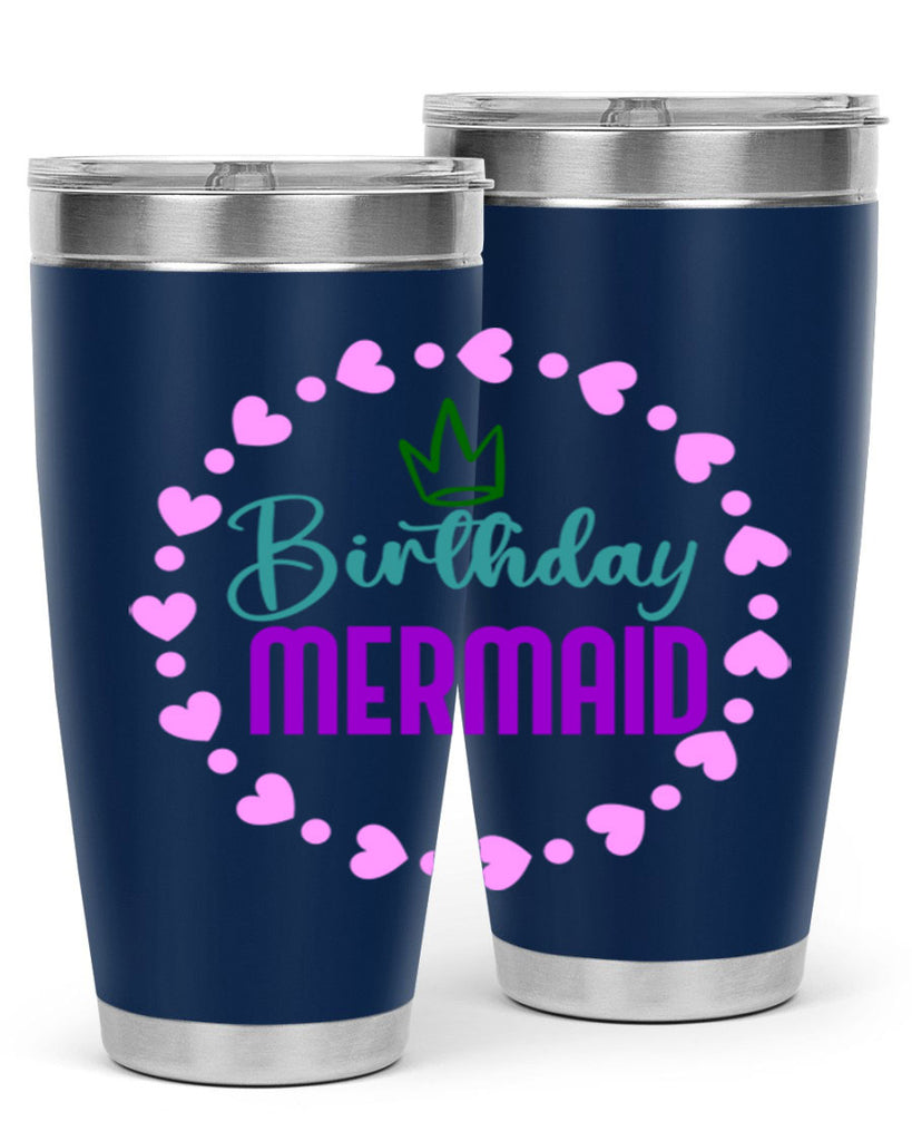 Birthday Mermaid 70#- mermaid- Tumbler