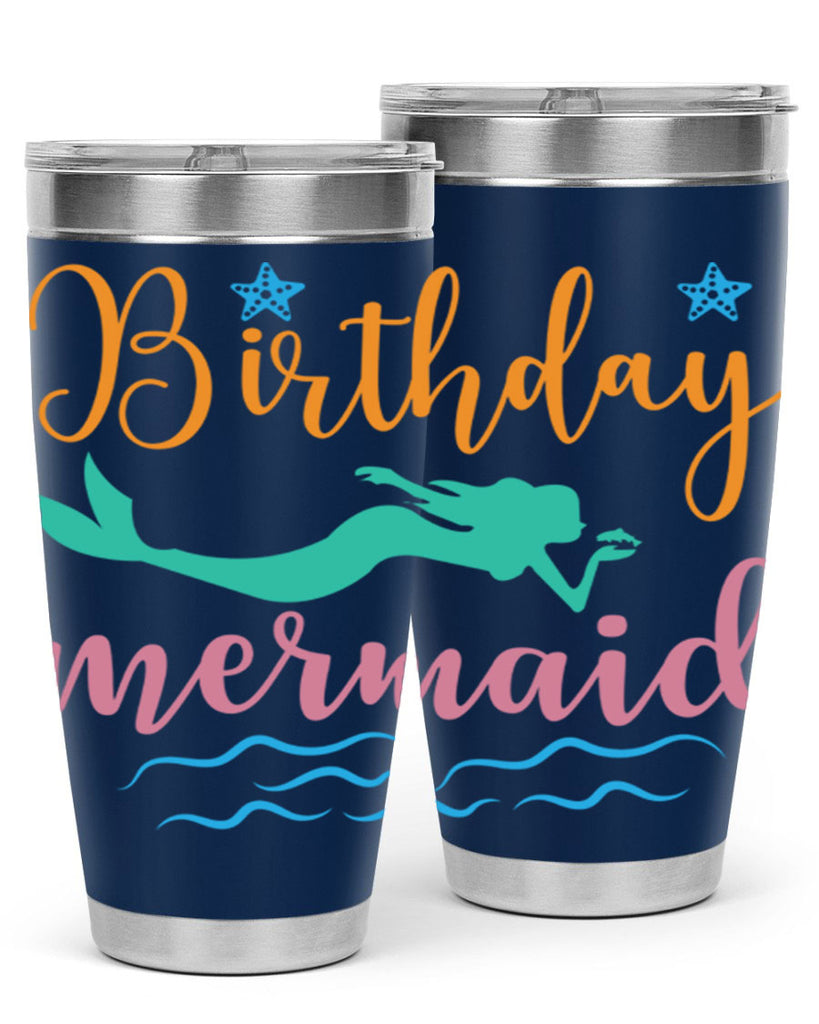 Birthday Mermaid Design 79#- mermaid- Tumbler