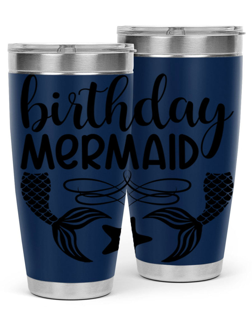 Birthday mermaid 76#- mermaid- Tumbler