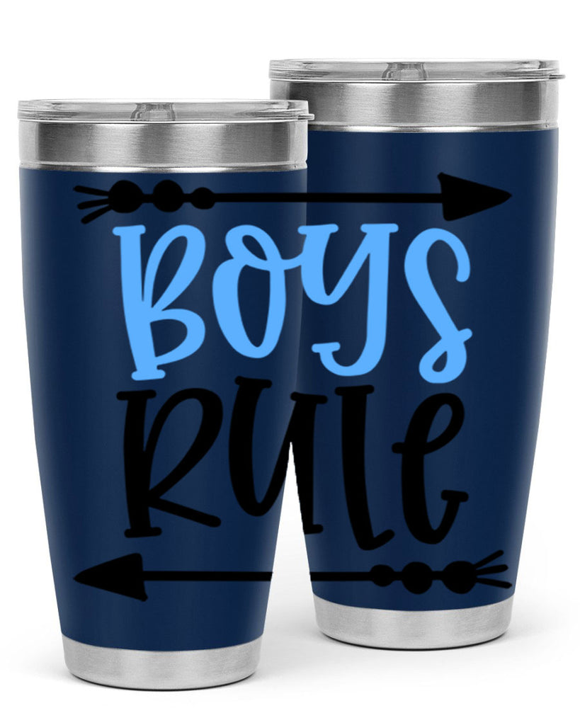 Boys Rule Style 108#- baby- tumbler