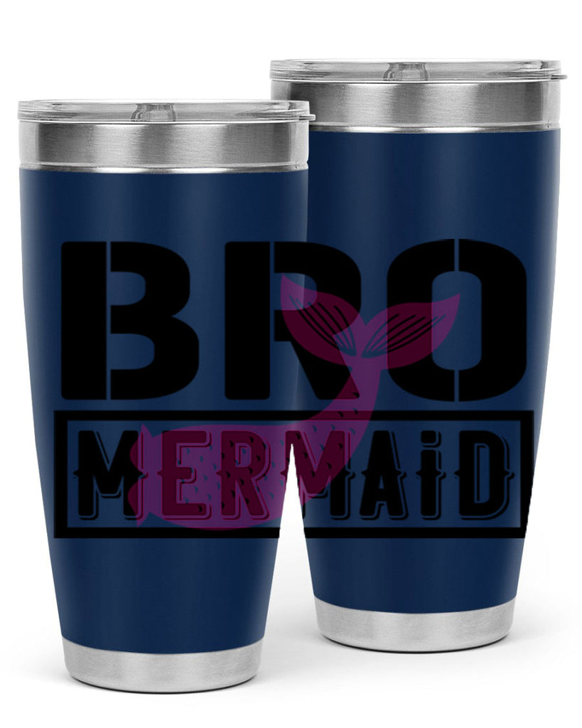 Bro mermaid 85#- mermaid- Tumbler