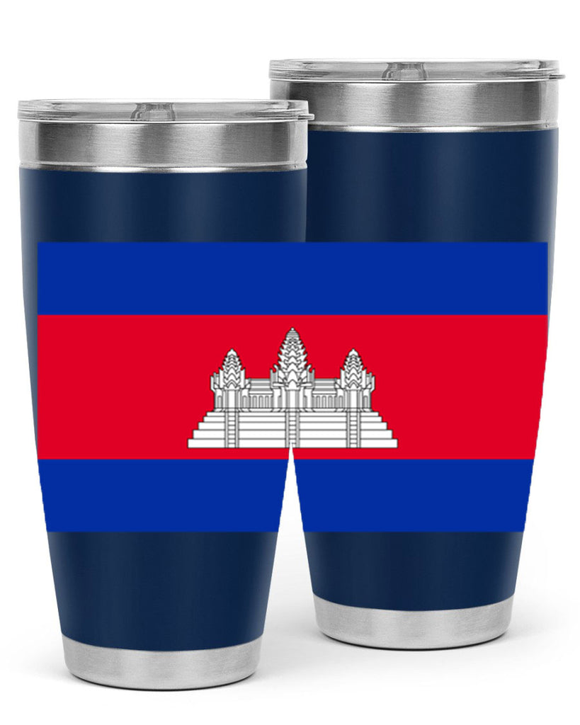 Cambodia 168#- world flags- Tumbler