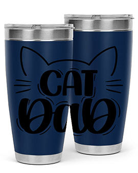 Cat Dad Style 81#- cat- Tumbler