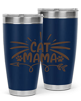 Cat Mama Style 5#- cat- Tumbler