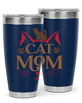 Cat Mom Style 6#- cat- Tumbler