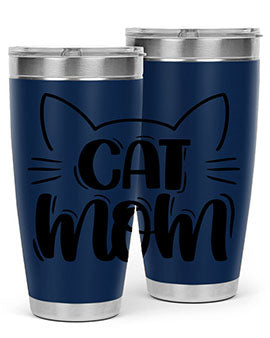 Cat Mom Style 85#- cat- Tumbler