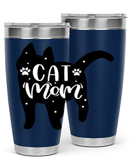 Cat Mom Style 86#- cat- Tumbler
