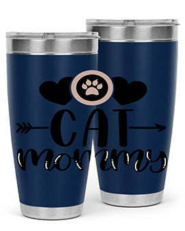 Cat Mommy Style 87#- cat- Tumbler