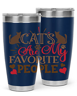 Cats Are My Favorite People Style 8#- cat- Tumbler