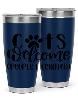 Cats Welcome Style 91#- cat- Tumbler
