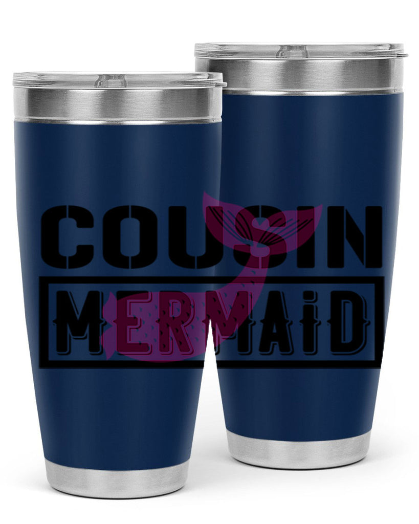 Cousin mermaid 87#- mermaid- Tumbler