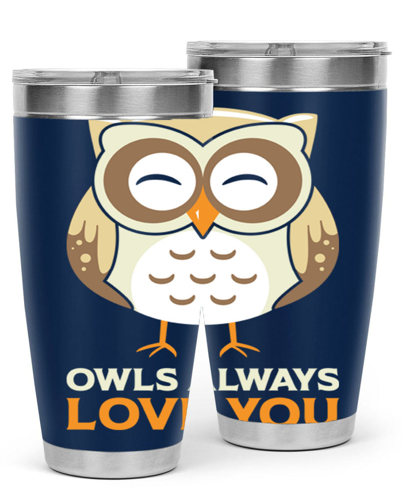 Cute Owl Always Love You A TurtleRabbit 3#- owl- Tumblers