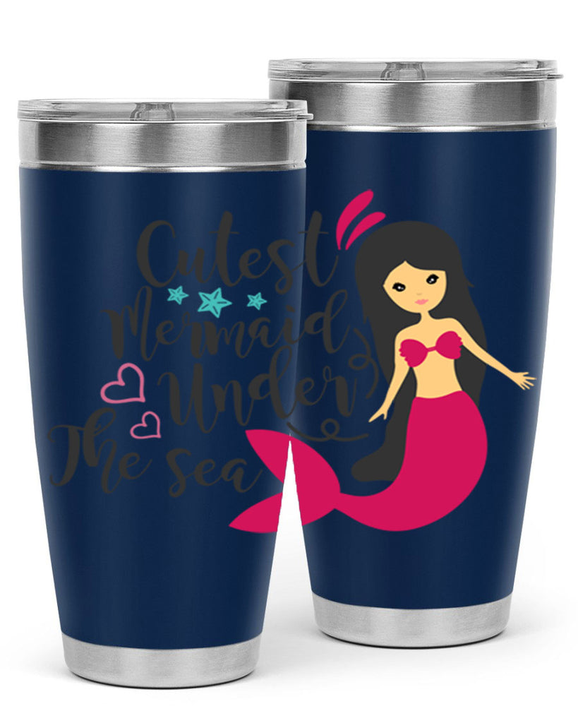 Cutest Mermaid under the sea 95#- mermaid- Tumbler