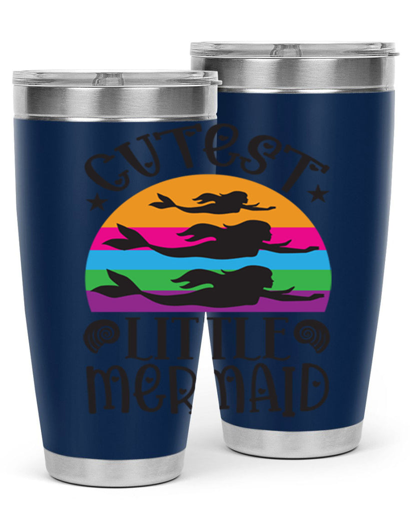 Cutest little mermaid 96#- mermaid- Tumbler