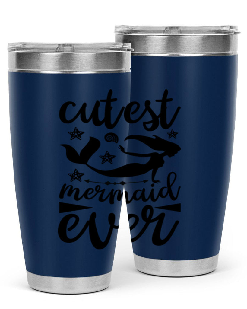 Cutest mermaid ever design 103#- mermaid- Tumbler