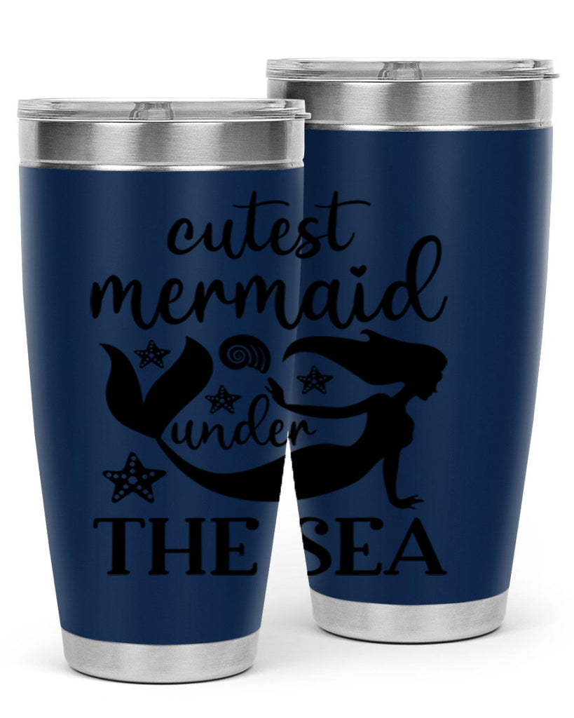 Cutest mermaid under the sea 110#- mermaid- Tumbler