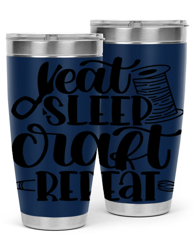 Eat Sleep Craft Repeat 29#- crafting- Tumbler