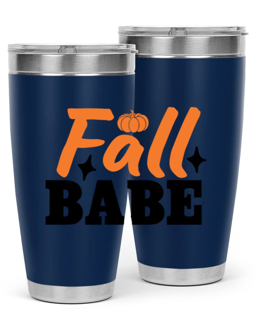 Fall Babe 89#- fall- Tumbler