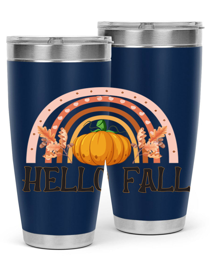 Fall Boho Rainbow 91#- fall- Tumbler