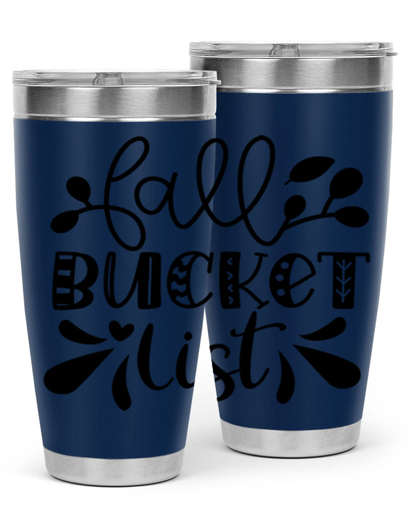 Fall Bucket List 94#- fall- Tumbler