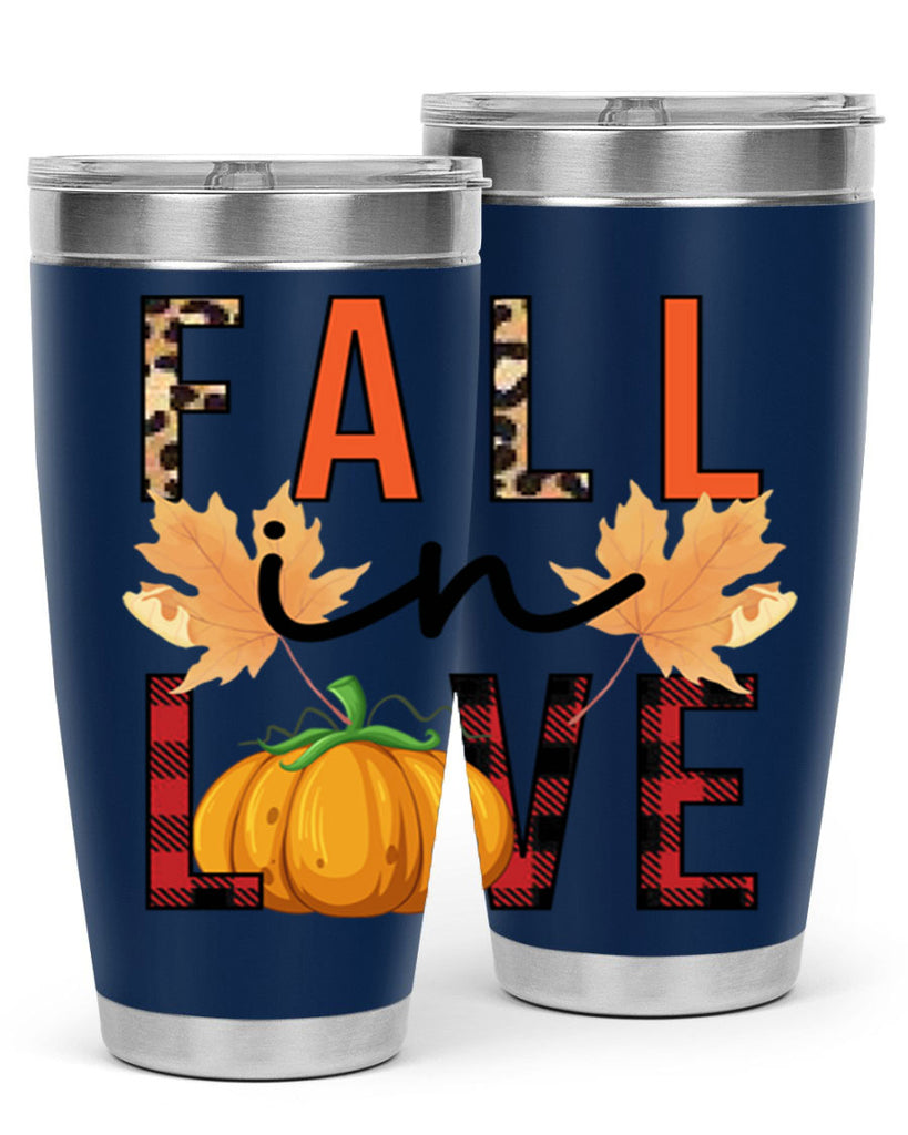 Fall in Love 104#- fall- Tumbler
