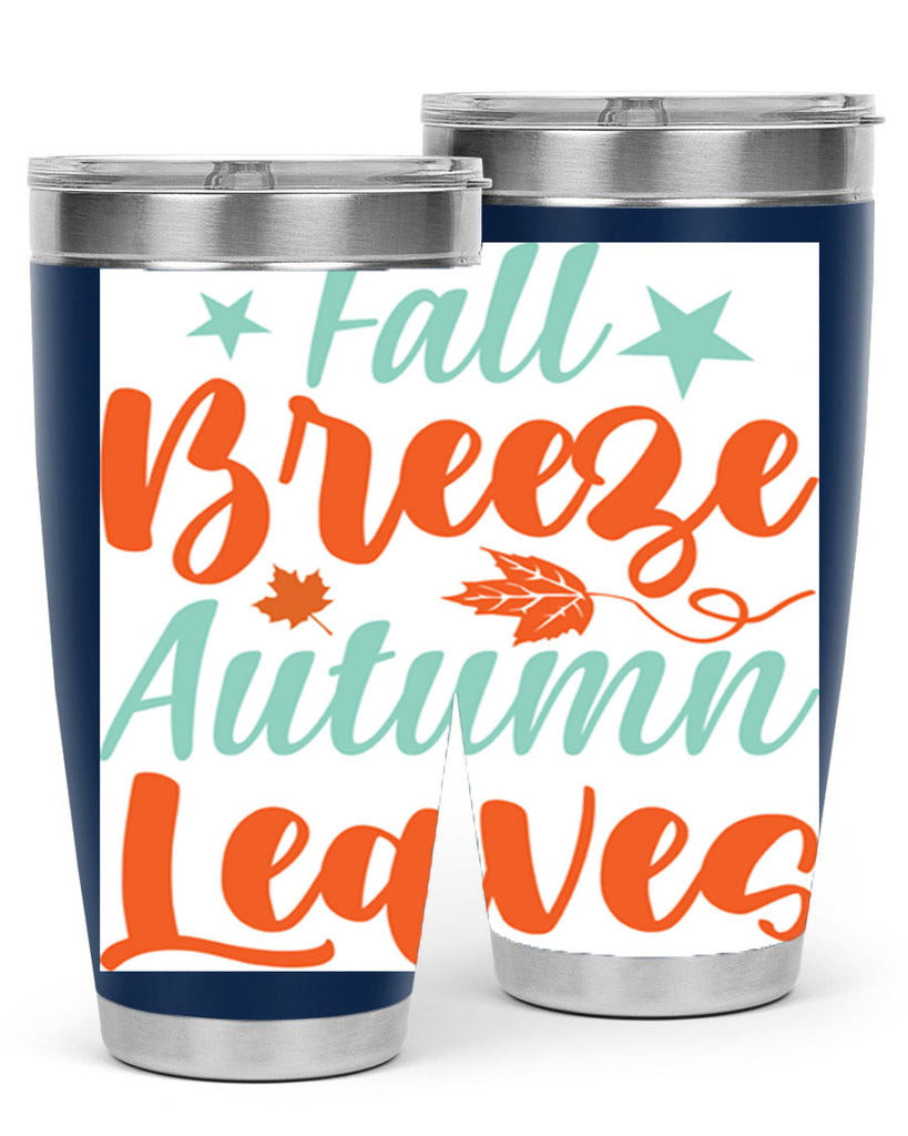 FallBreezeAutumnLeaves 147#- fall- Tumbler