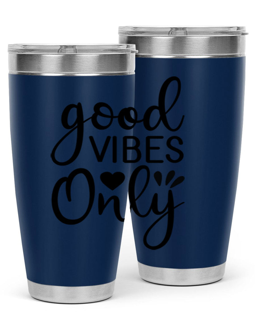 Good vibes only design 202#- mermaid- Tumbler