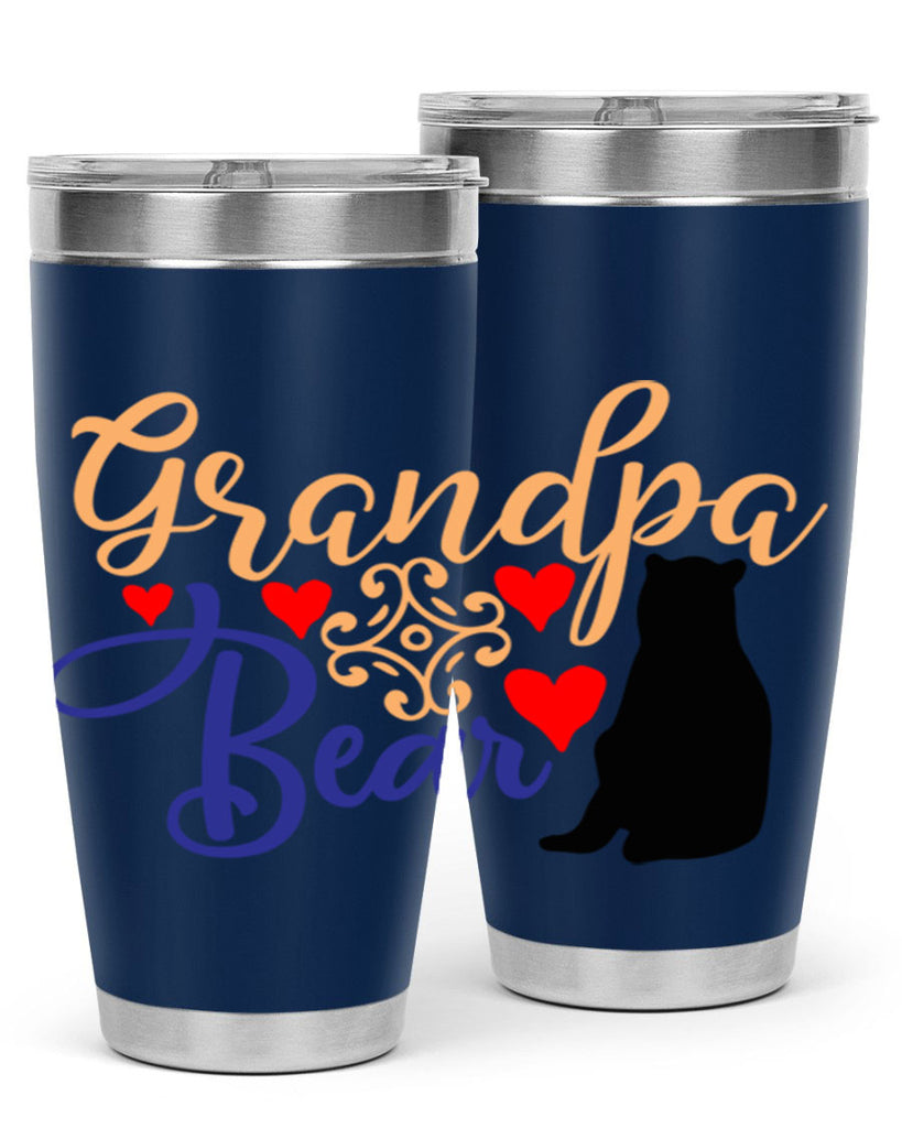 Grandpa bear 43#- grandpa - papa- Tumbler