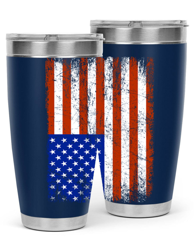 Grunge Flag 52#- Us Flags- Tumbler