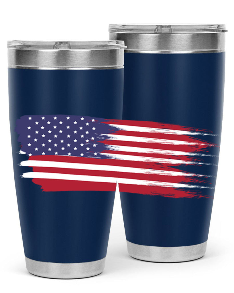 Grunge Flag 54#- Us Flags- Tumbler