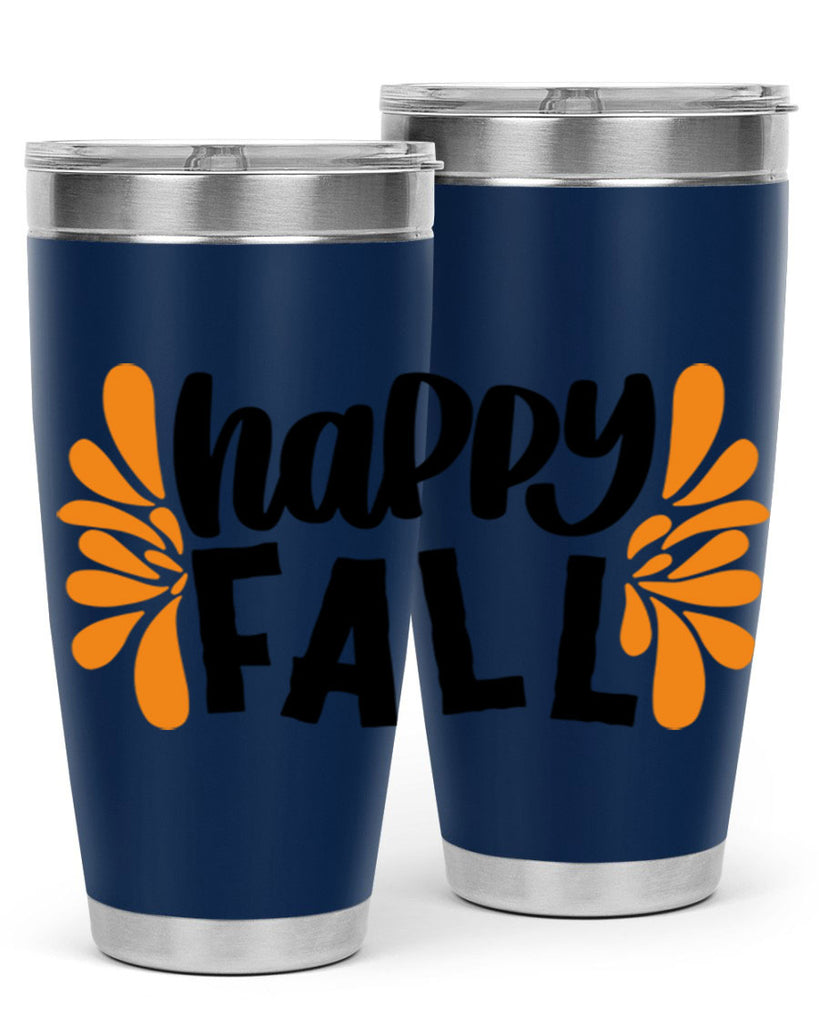 Happy Fall 491#- fall- Tumbler