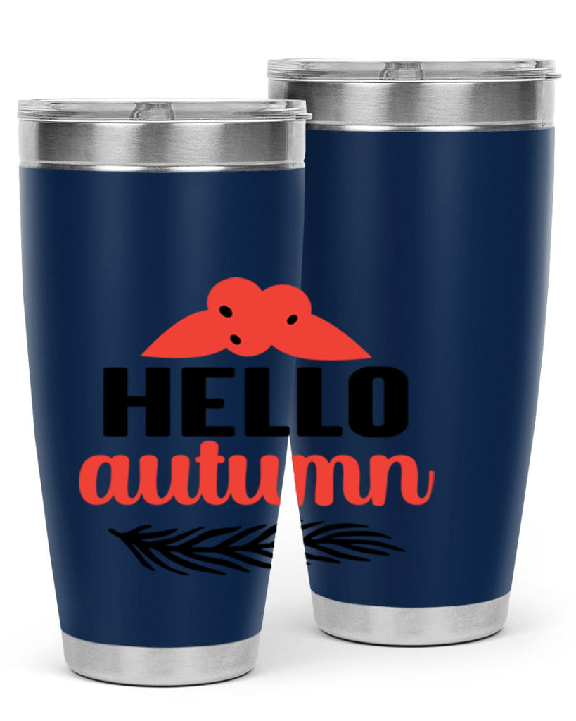 Hello autumn 269#- fall- Tumbler