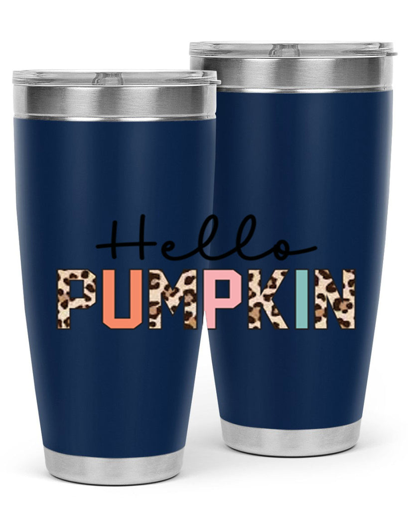 Hello pumpkin 289#- fall- Tumbler