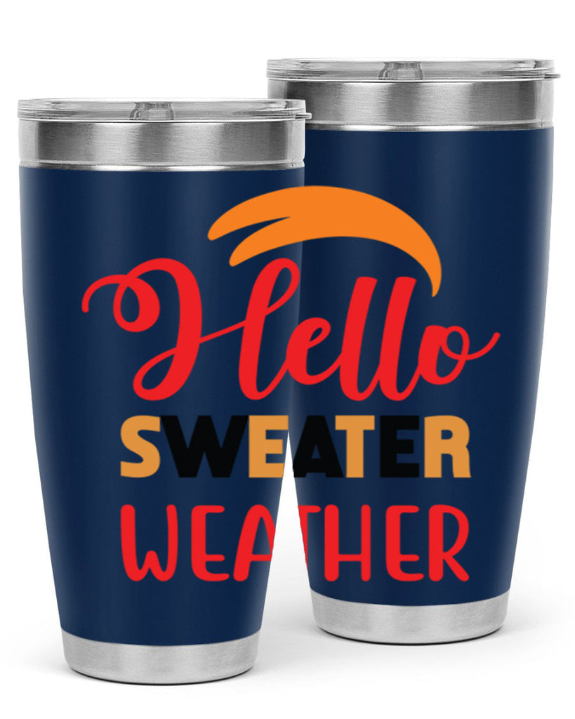 HelloSweaterWeather 301#- fall- Tumbler