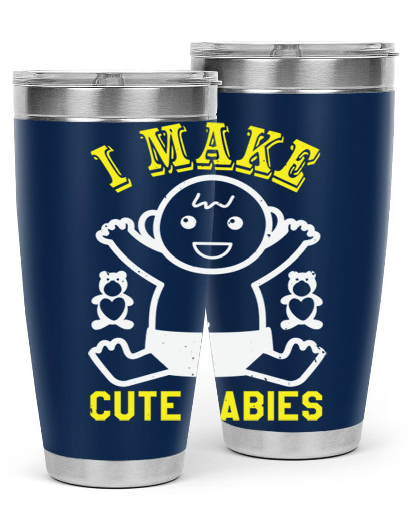 I make cute babies Style 36#- baby shower- tumbler