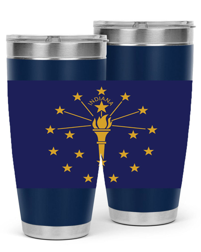 Indiana 38#- Us Flags- Tumbler