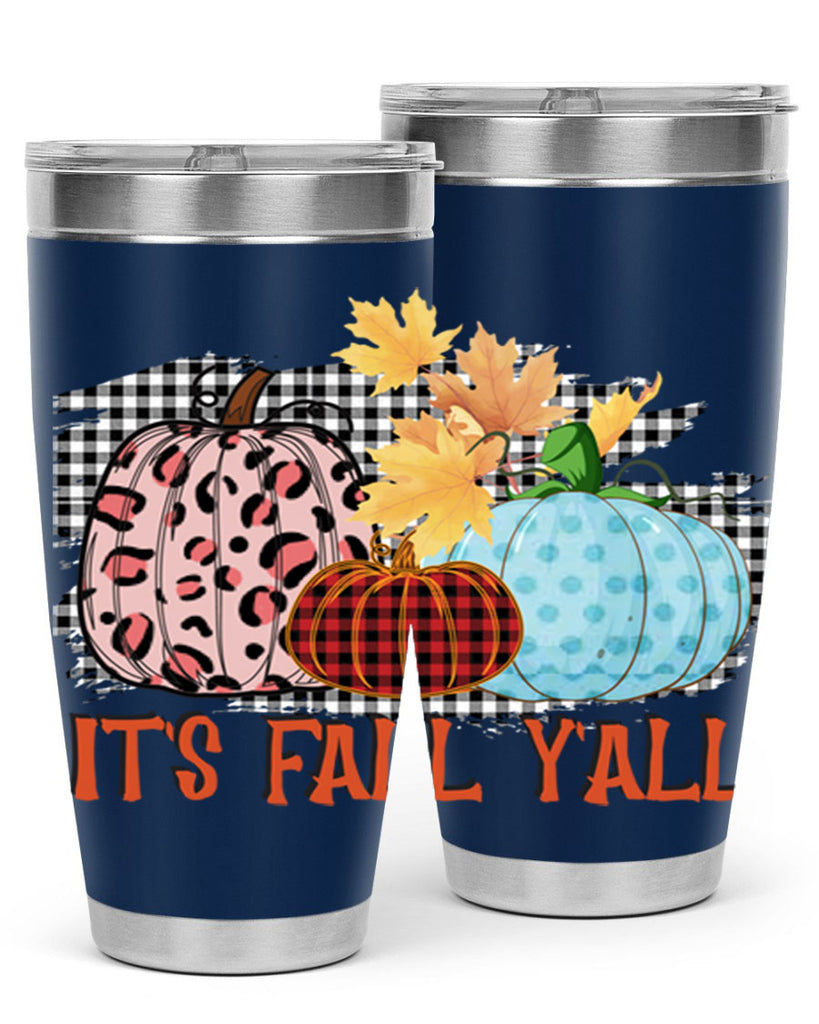 Its Fall Yall Design 371#- fall- Tumbler