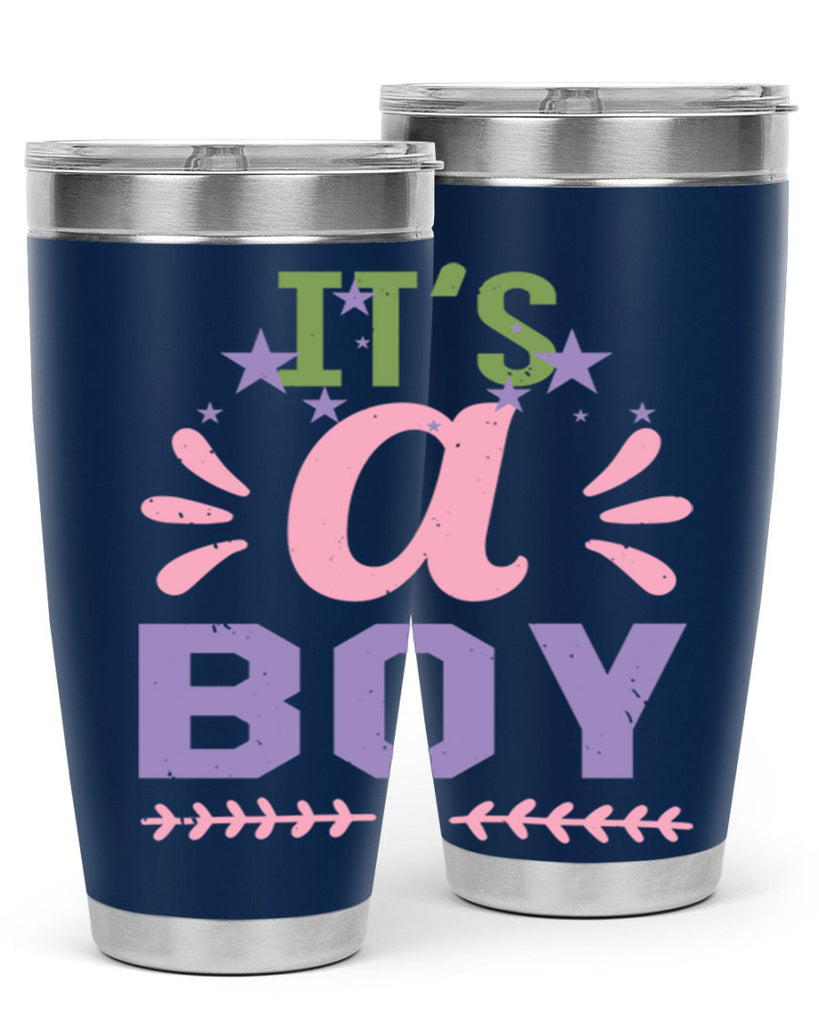 Its a boy Style 33#- baby shower- tumbler